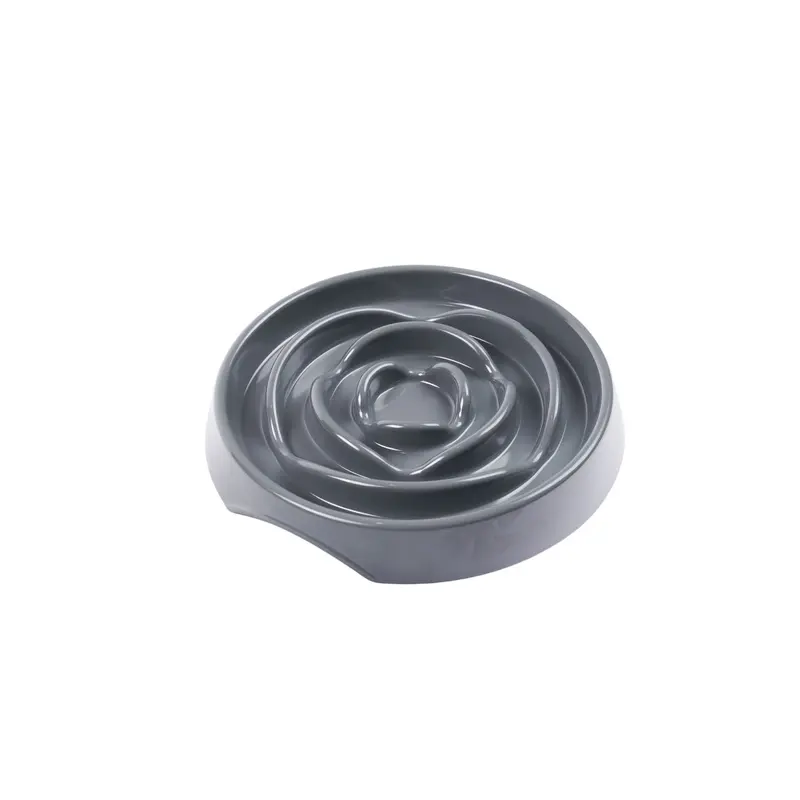 Messy Mutt 1.75 Cups Slow Feeder for Dogs & Cats  Gray