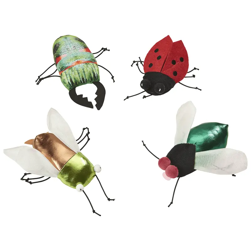Spot Ethical Pet Cat Toy Buzzing Insects 5In Assorted