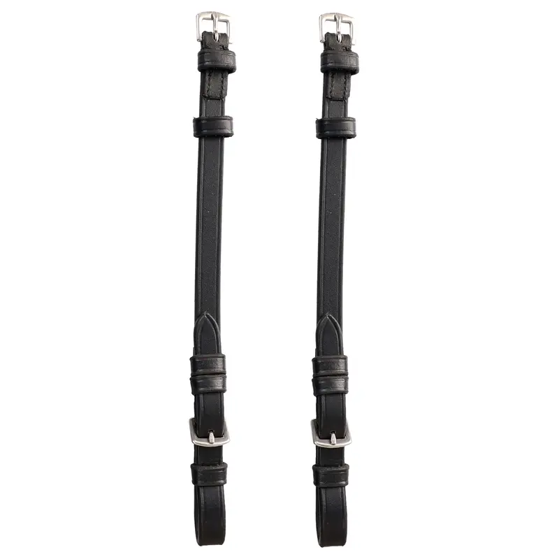 ExionPro Bridle Cheek Pieces With Buckle Fastening - Matching Stitching