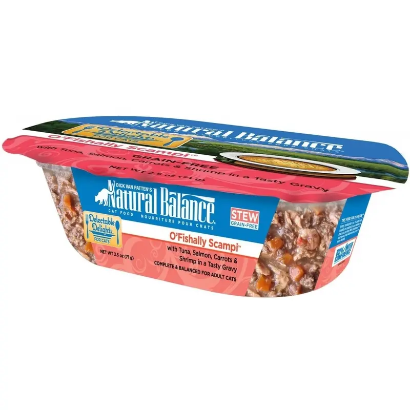 Natural Balance Original Ultra Delectable Delights O'Fishally Scampi Cat Stew Recipe