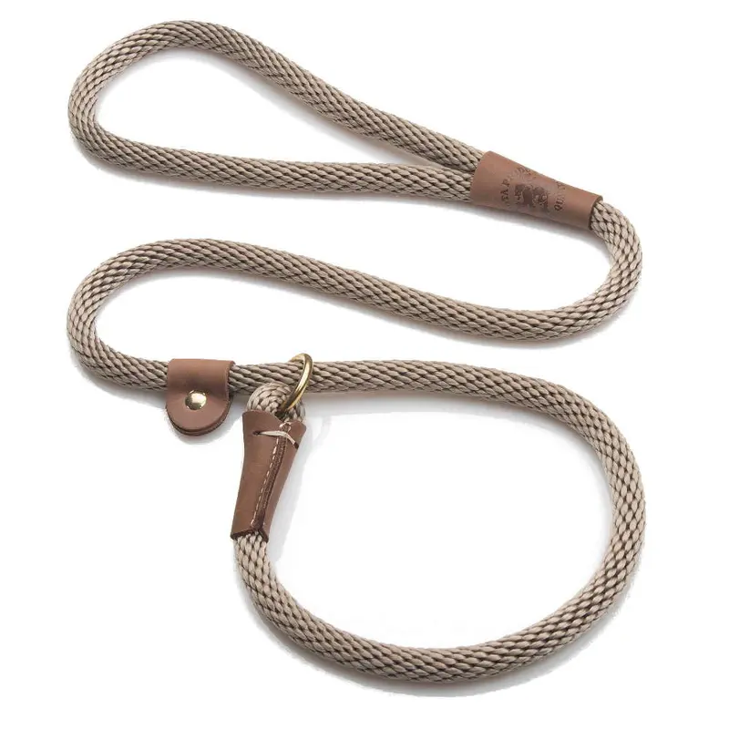 Mendota Products Slip Leash 1/2 X 6' Tan