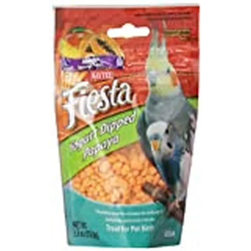 Kaytee Fiesta Mango Flavored Yogurt Dipped Papaya Bird Treats  2.5-oz bag