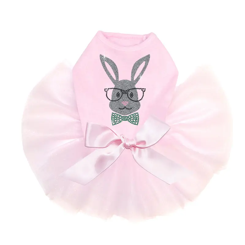 Bunny with Glasses and Bow Tie - Custom Tutu