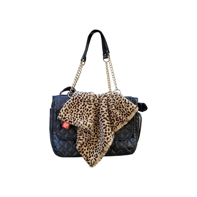 Carrier Square Blanket, Brown Cheetah