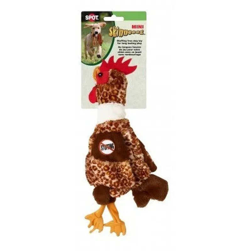 Ethical Pet SPOT Mini Skinneeez Barnyard Chicken Dog Toy