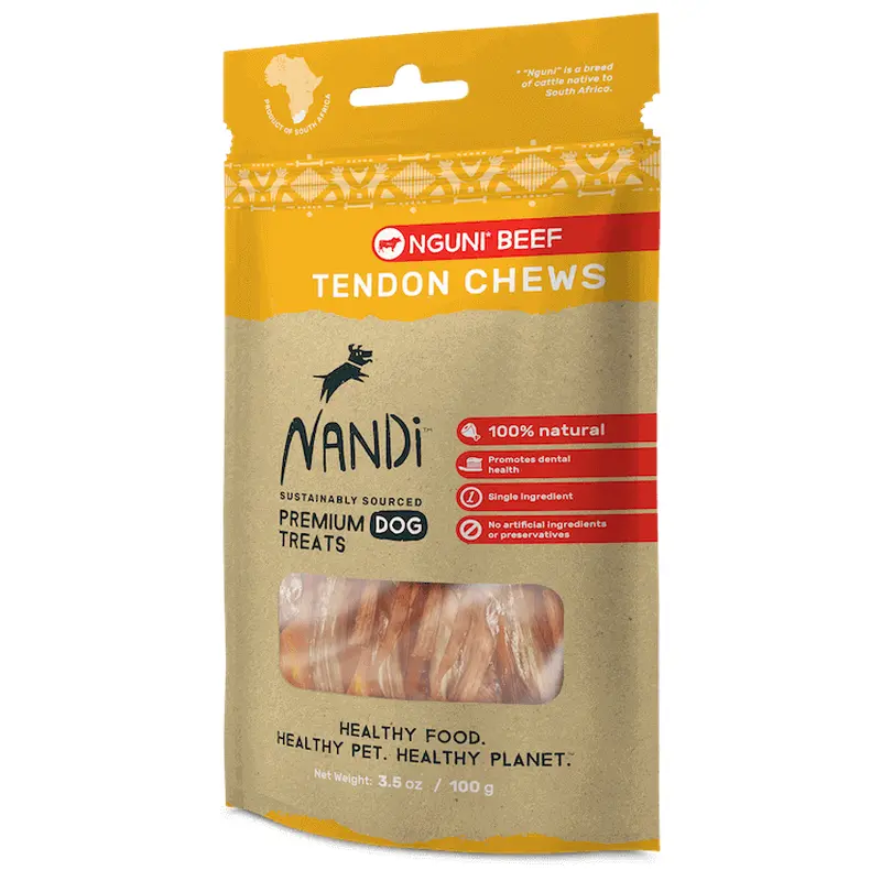 Nandi Nguni Beef Tendon Chews Dog Treats
