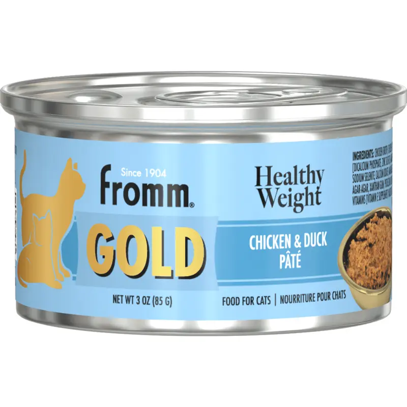 Fromm Healthy Weight Gold Wet Cat Food - Chicken & Duck Pt - 3oz Can
