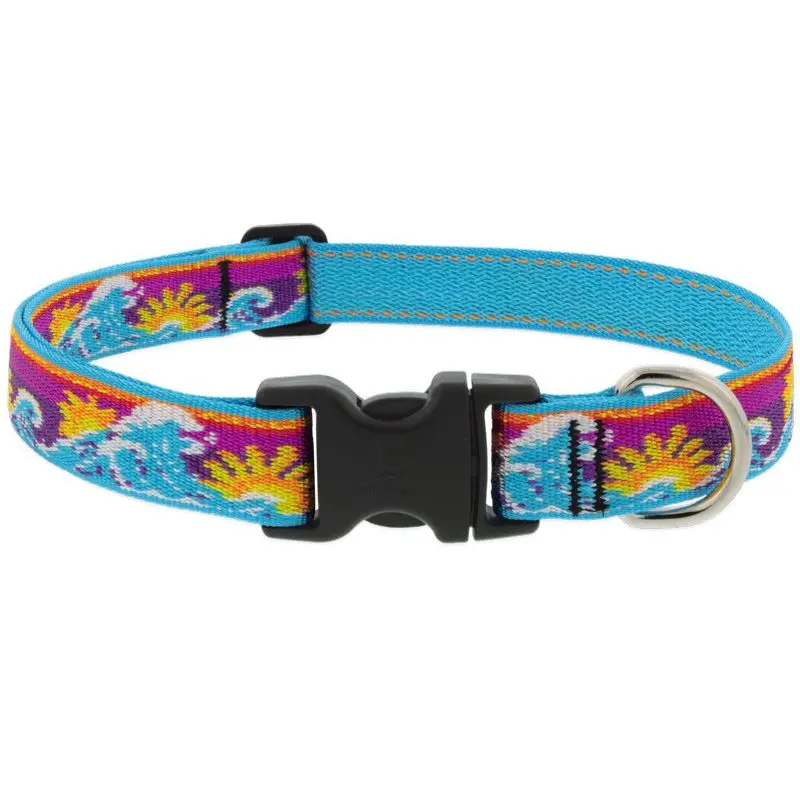 Lupine MicroBatch Dog Collar 1" x 12"-20" Surfs Up