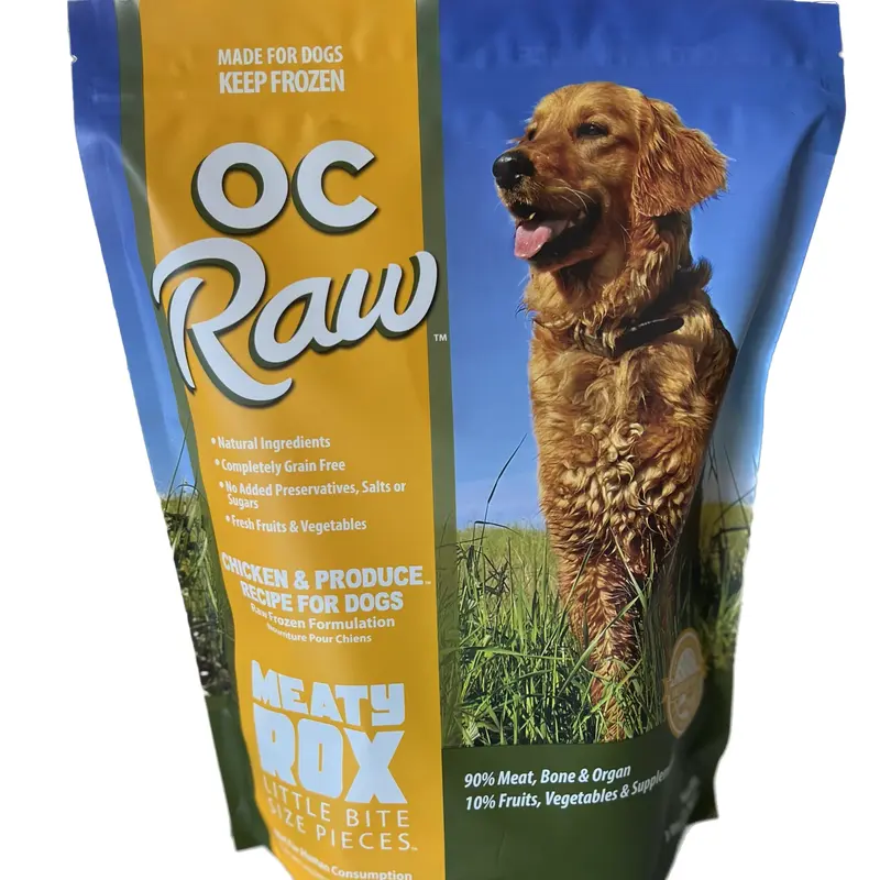 OC Raw Dog Chicken & Produce