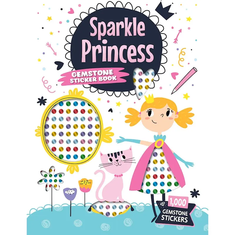 Sparkle Princess Gemstone Sticker Book