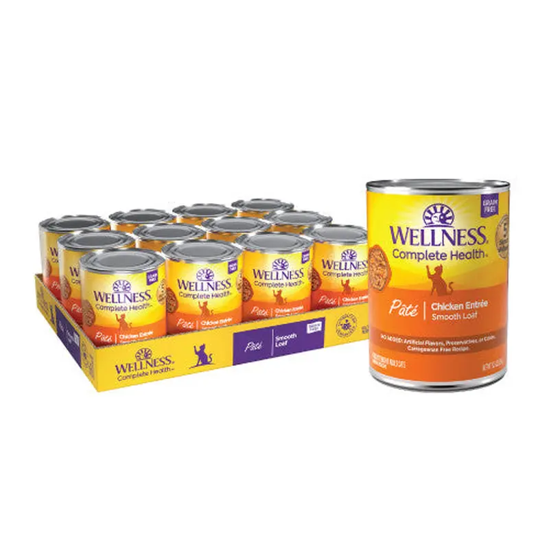 Wellness Complete Health Adult Chicken Dinner Pate Wet Cat Food (5.5oz)
