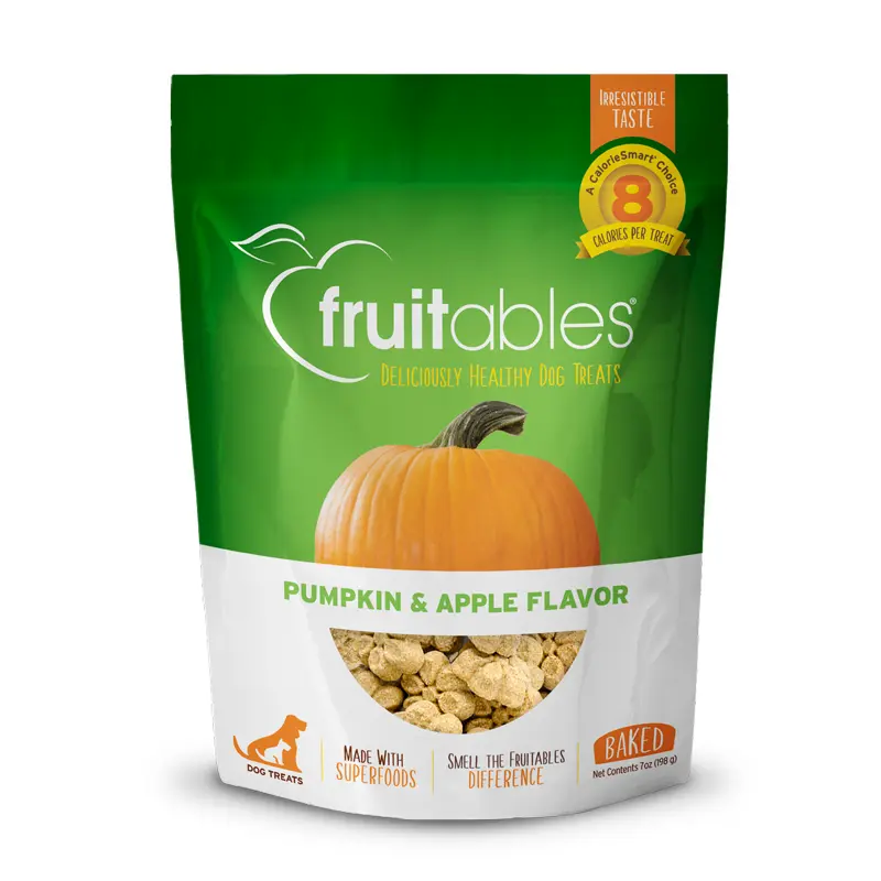 Fruitables Baked Pumpkin & Apple Flavor Treats 7 oz.