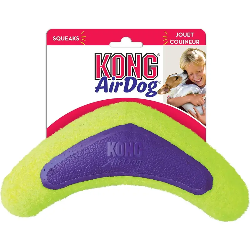 KONG Air Squeaker Boomerang Toy for Dogs, Large