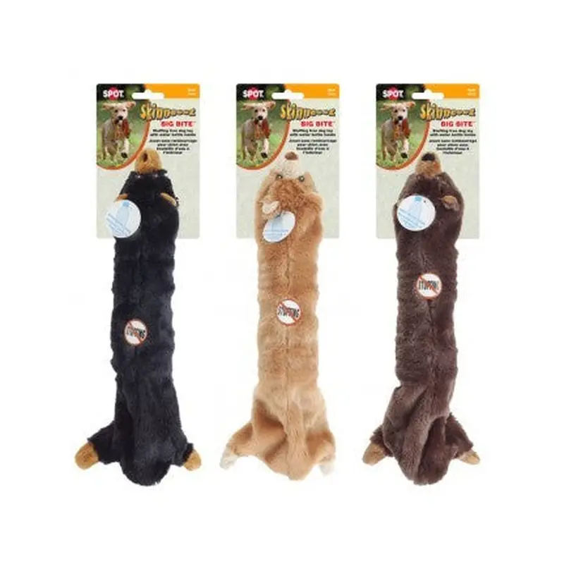 Spot Ethical Pet Dog Toy Skinneeez Big Bite Bear 18In Assorted