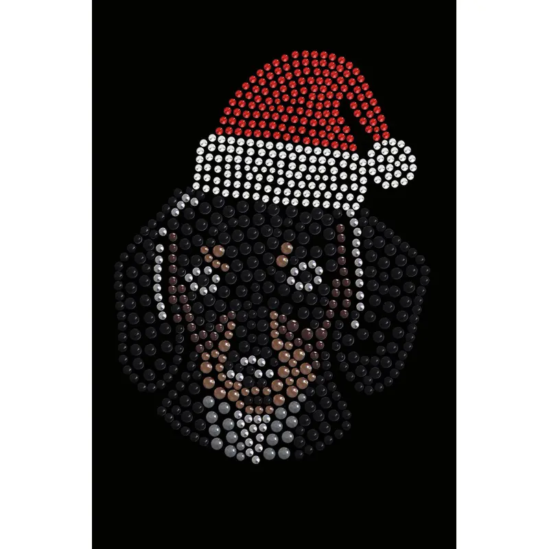 Dachshund Face with Santa Hat - Custom Tutu