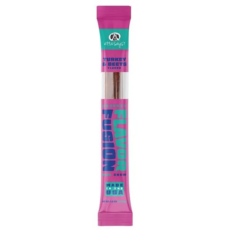 Etta Says! Flavor Fusion Dog Chew Turkey and Beets 1.5oz