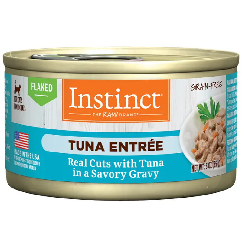 Nature's Variety Instinct Cat Flaked GF Tuna Entre 3oz