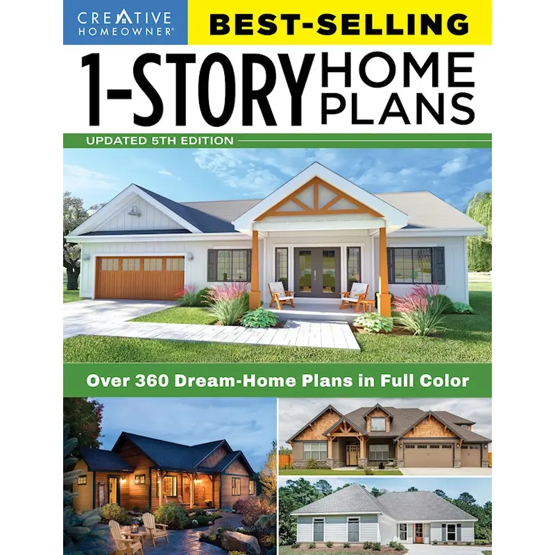 Best-Selling 1-Story Home Plans, 5th Edition