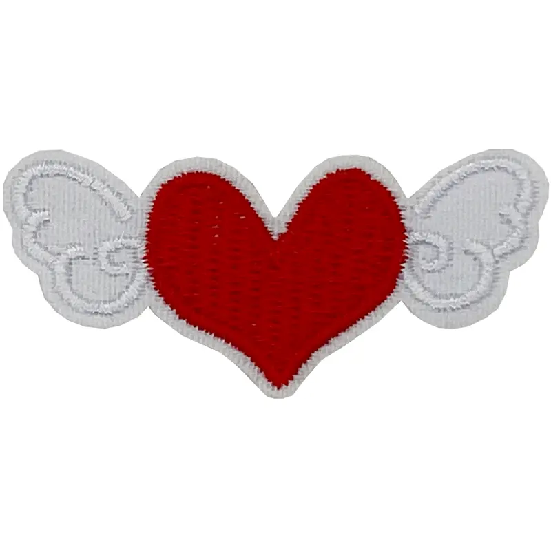 Heart with Wings 3 (Red) - Patch