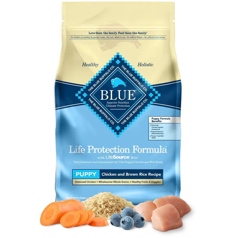 Blue Buffalo Puppy Chicken and Brown Rice Dry Dog Food
