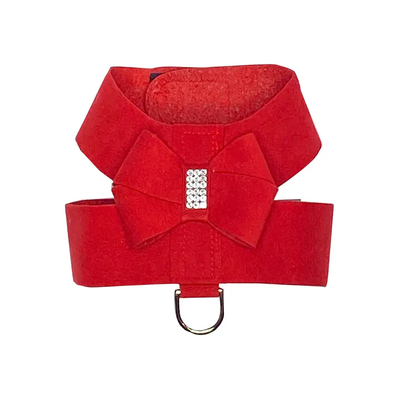 Hollywood Bow Dog Harness, Red
