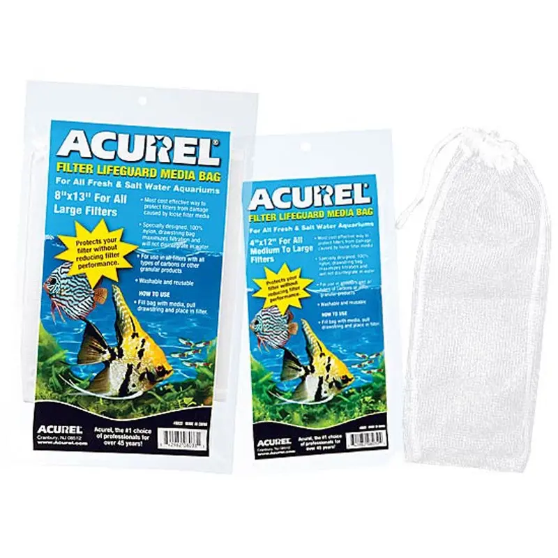 Acurel Filter Drawstring Lifeguard Bag 3 x 8in