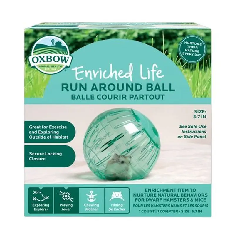 Oxbow Enriched Life Small Animal Run Around Ball One Size
