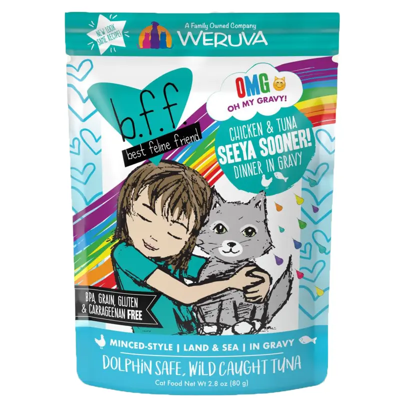 Weruva BFF OMG Seeya Sooner! Chicken & Tuna Pouch