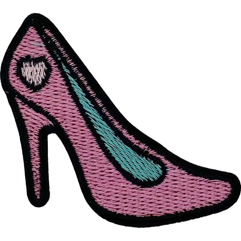Shoe - Pink with Blue - Patch