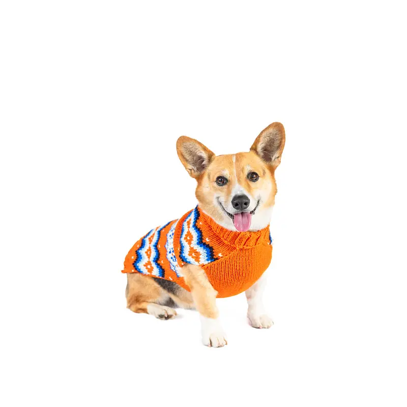 Campfire Fair Isle Wool Dog Sweater