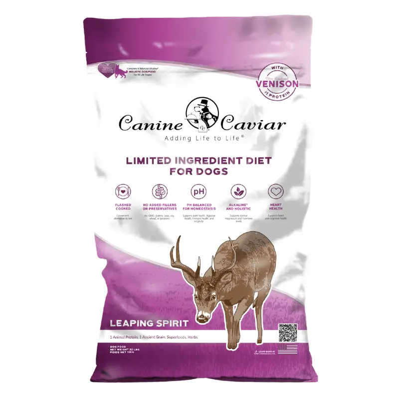 Canine Caviar Leaping Spirit Holistic Grain Free Entree Dry Dog Food