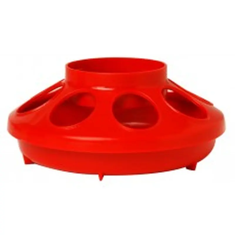 Little Giant Plastic Feeder Base Red 1qt