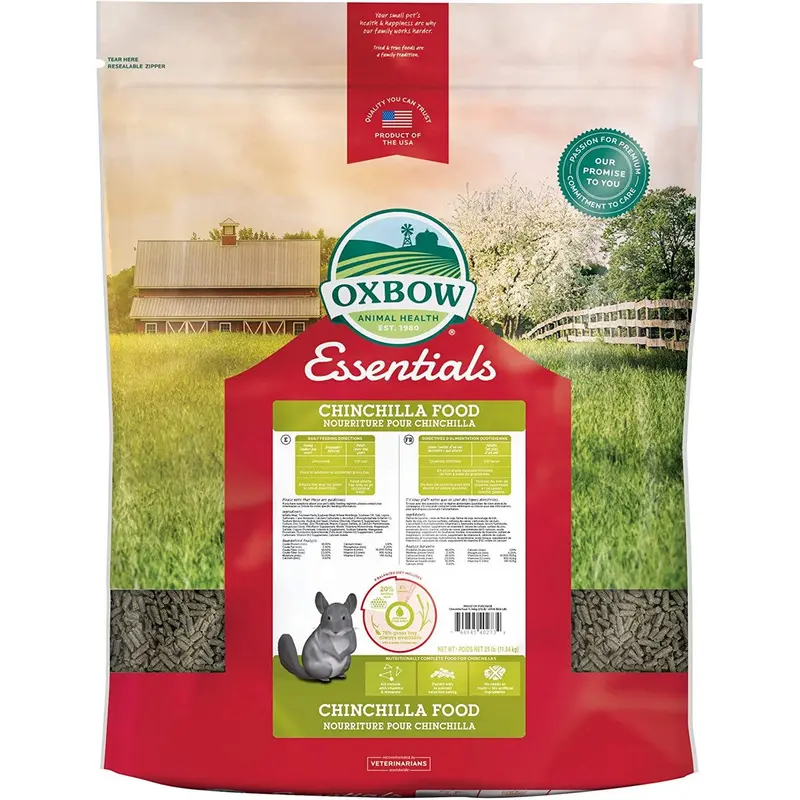 Oxbow Essentials Deluxe Chinchilla Food 25lb