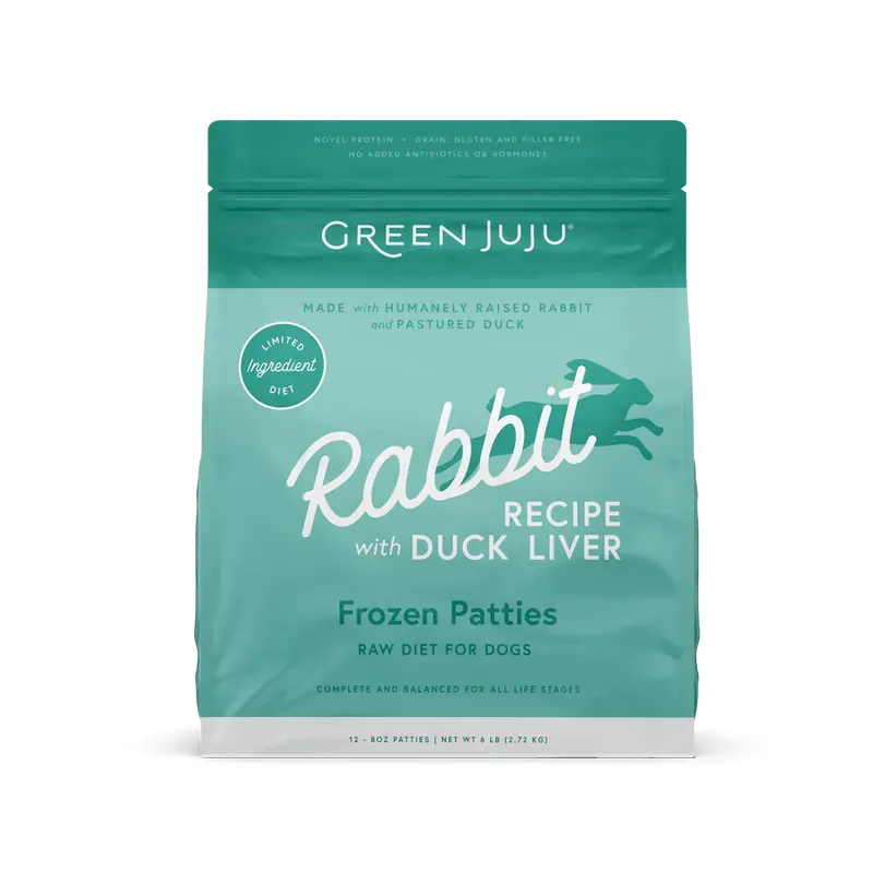 Green Juju Frozen Rabbit with Duck Liver