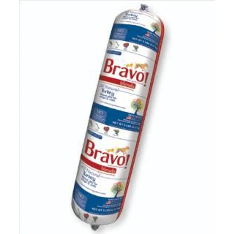 Bravo Blend Turkey Frozen Raw Pet Food 5lb