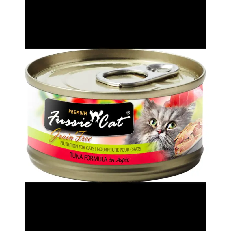 Fussie Cat 5.5 oz Grain Free Tuna Aspic Cat Food