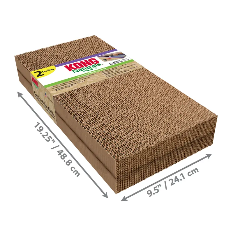Kong Cat Accessory Naturals Scratcher Refill 2-pk