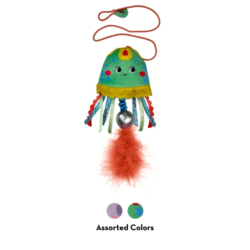 Kong Dog Toy Teaser Jellyfish Assorted