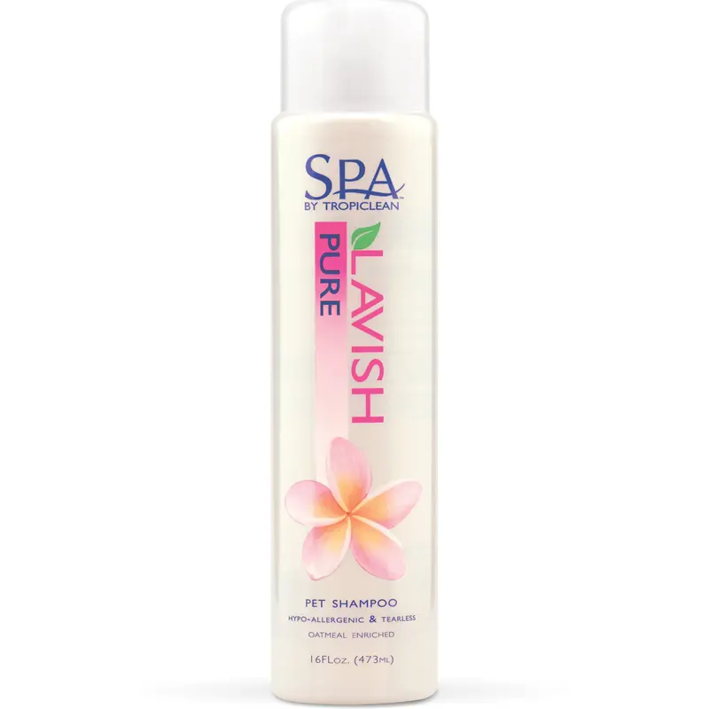 SPA by TropiClean Lavish Pure Shampoo for Pets, 16oz