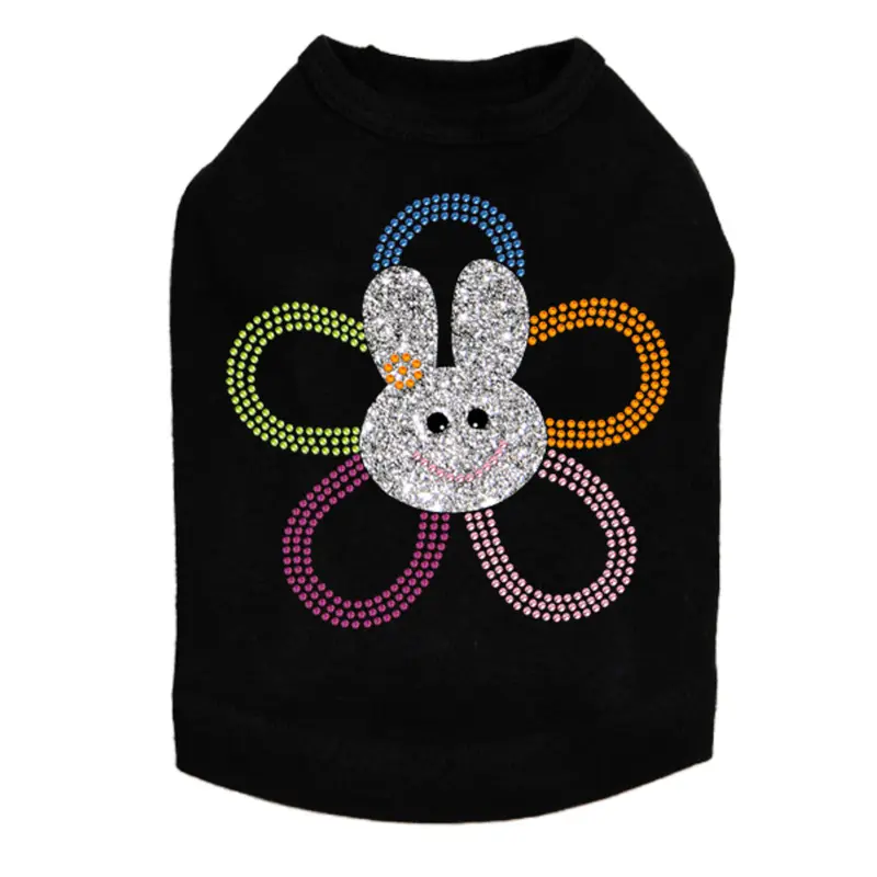 Flower Bunny - Dog Tank