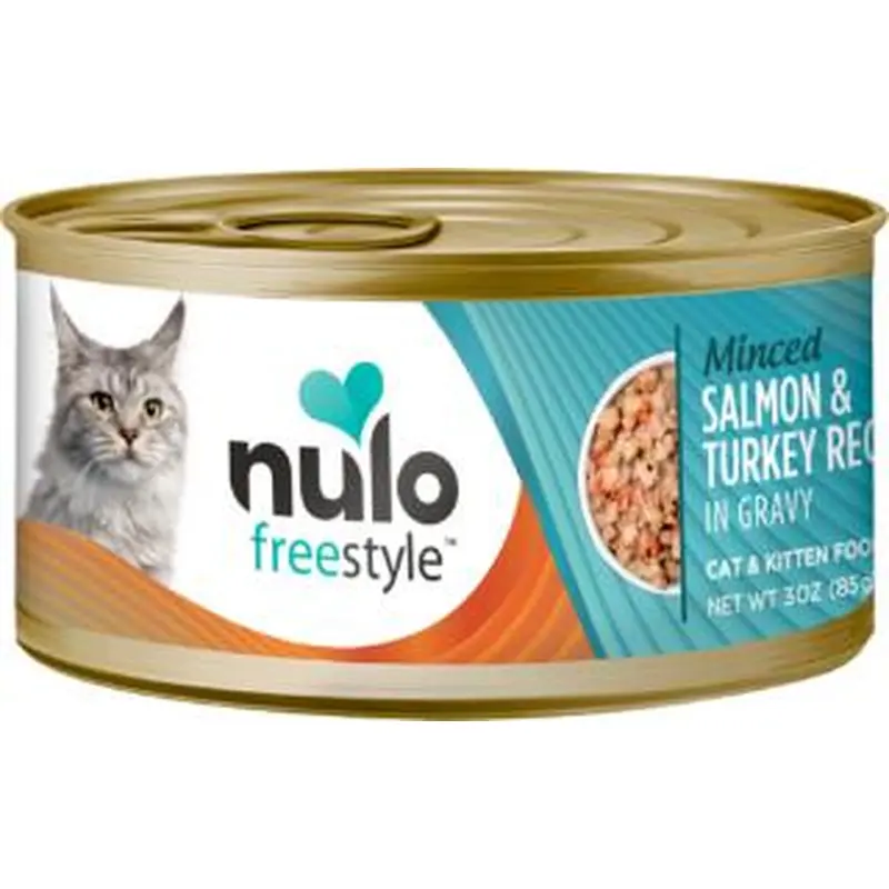 Nulo Cat Grain-Free Minced Salmon & Turkey in Gravy