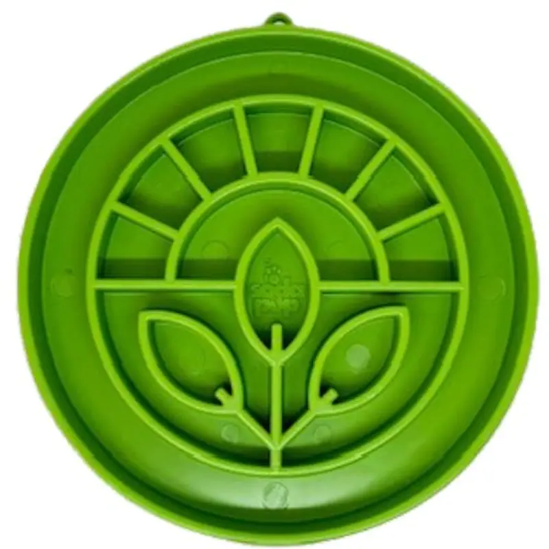 SodaPup eTray Garden Enrichment Shallow Slow Feeder Green