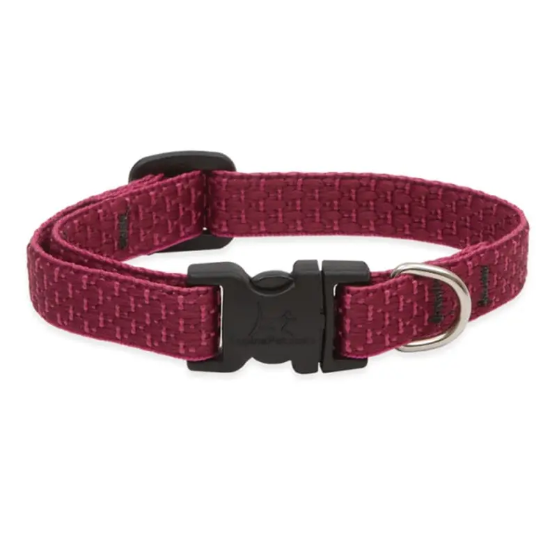 Lupine Pet Dog 2/4 In Wide 9-14 In Adjustable Collar Eco Berry