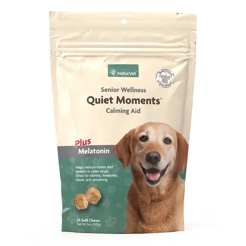Naturvet Quiet Moments Senior Wellness Calming Aid 65 Soft Chews