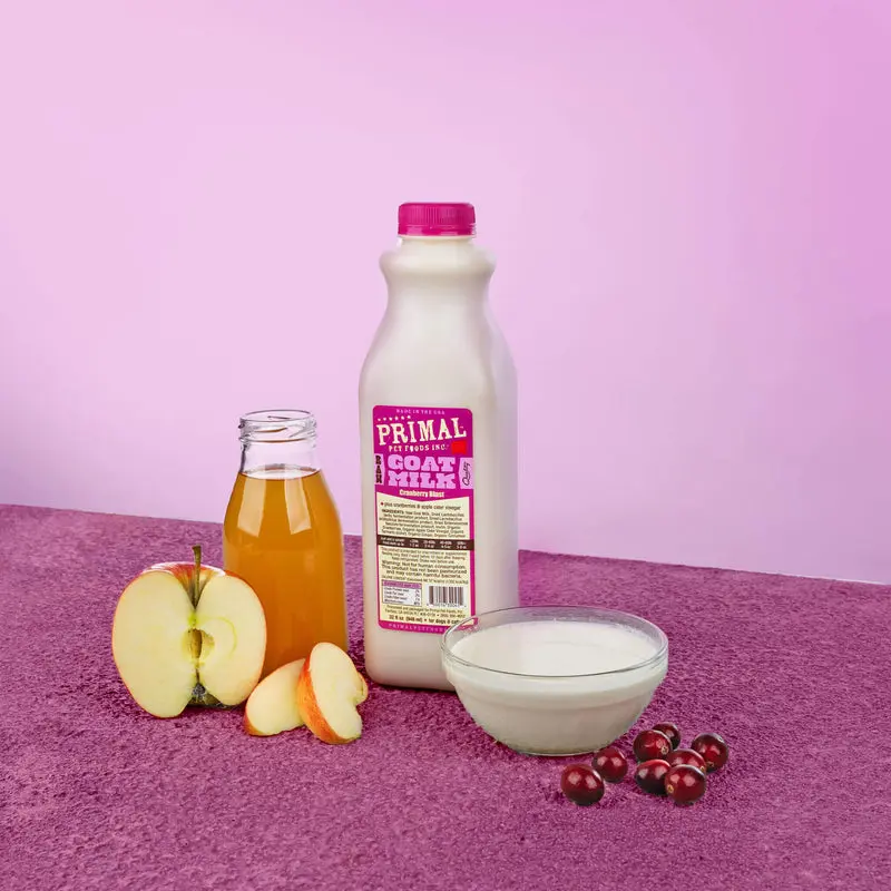 Primal Frozen Goat Milk, Cranberry Blast, 32oz Bottle