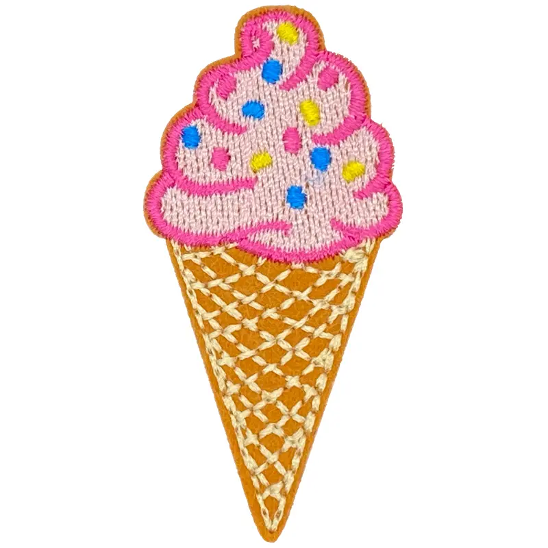 Ice Cream Cone with Sprinkles - Patch