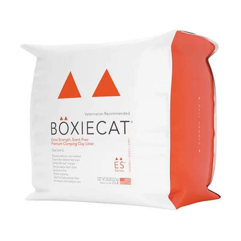 Boxiecat Extra Strength Scent Free Premium Clumping Clay Cat Litter 28lb