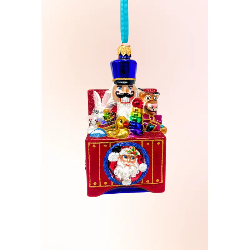 Erik's Toy Box Polish Glass Christmas Ornament