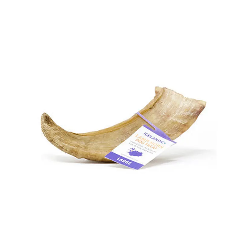 Icelandic+ Large Lamb Horn Dog Treat