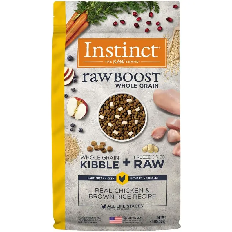 Instinct Raw Boost Whole Grain Chicken & Brown Rice Dry Dog (3.5lb)